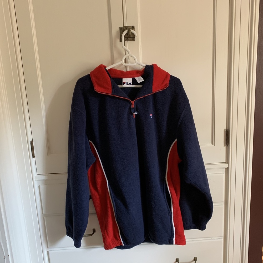 FILA fleece quarter zip